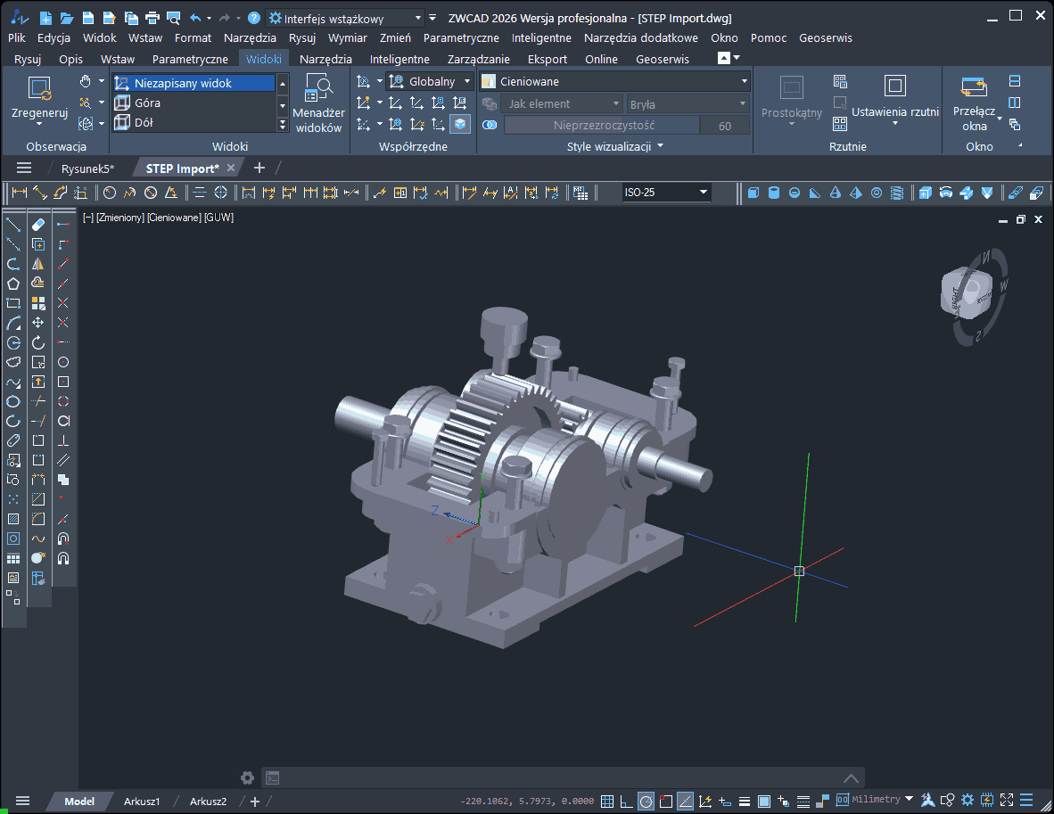 3DSECTION w ZWCADzie 2026 SP3